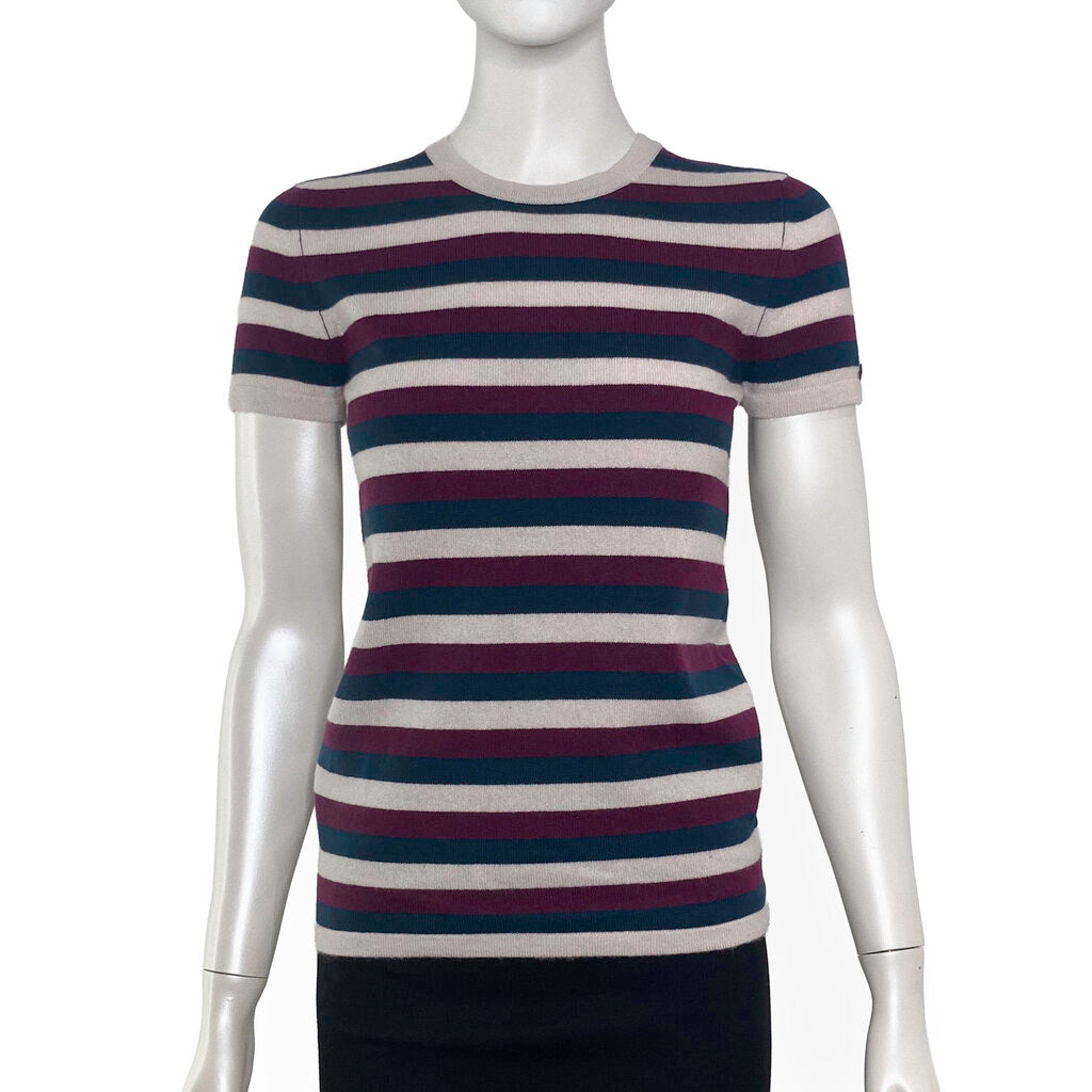 Striped Cashmere Top Size 36