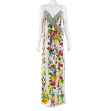 Load image into Gallery viewer, Camilla Silk Wrap Dress &#39;There&#39;s No Place lIke Rio&#39; Size M
