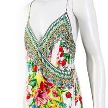Load image into Gallery viewer, Camilla Silk Wrap Dress &#39;There&#39;s No Place lIke Rio&#39; Size M
