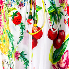 Load image into Gallery viewer, Camilla Silk Wrap Dress 'There's No Place lIke Rio' Size M
