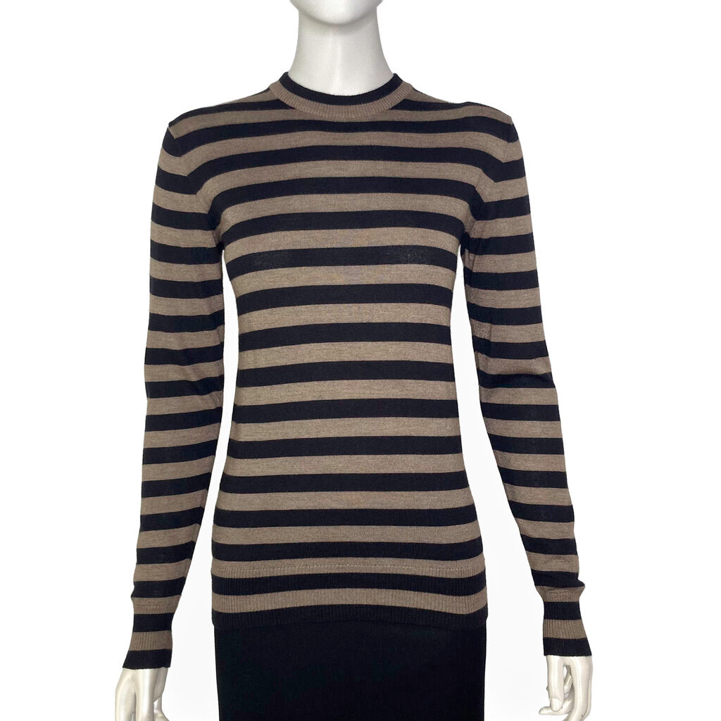Striped Wool Jumper Size M