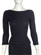 Load image into Gallery viewer, Cashmere Knit Top Size 36
