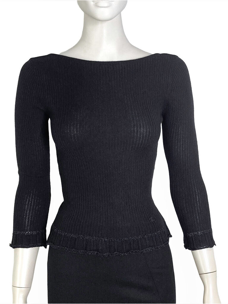 Cashmere Knit Top Size 36