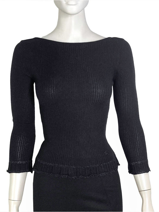 Cashmere Knit Top Size 36