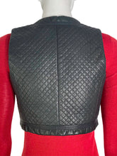 Load image into Gallery viewer, Quilted Leather Vest Size 36
