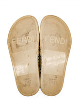 Load image into Gallery viewer, &#39;Raffia&#39; Cross Over Slides Size 37
