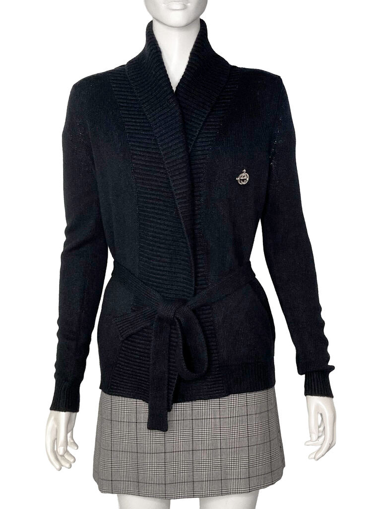 Cashmere Waist Tie Cardigan Size S