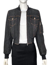 Load image into Gallery viewer, Mesh Lined Denim Jacket Size 38
