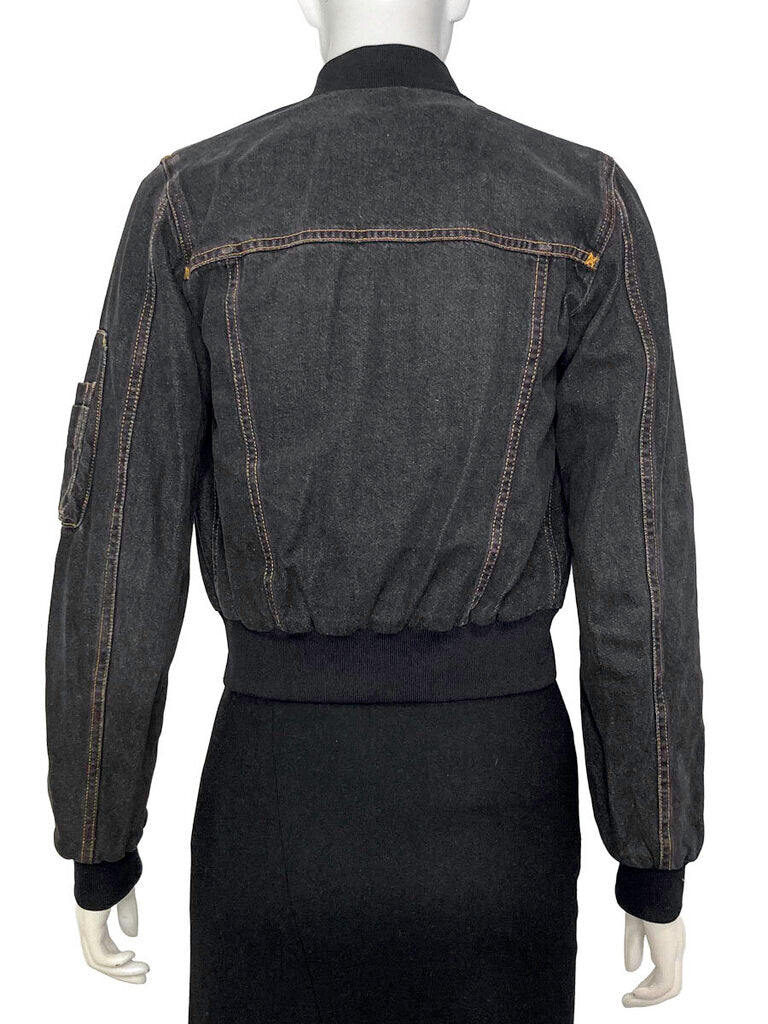 Mesh Lined Denim Jacket Size 38
