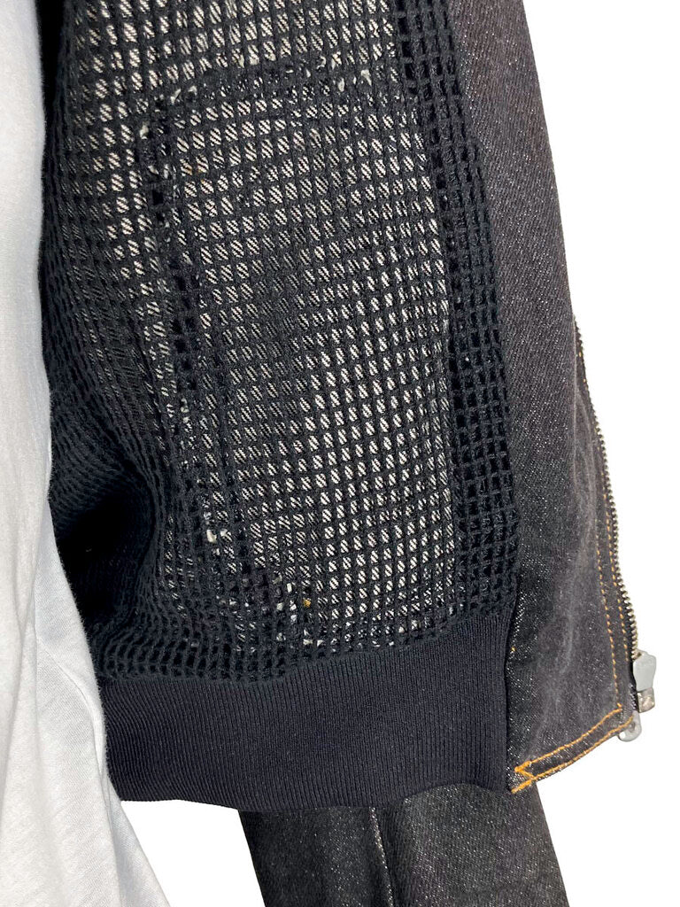 Mesh Lined Denim Jacket Size 38