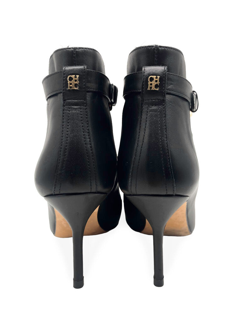 Suede & Leather Ankle Boots Size 36