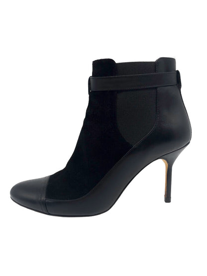 Suede & Leather Ankle Boots Size 36