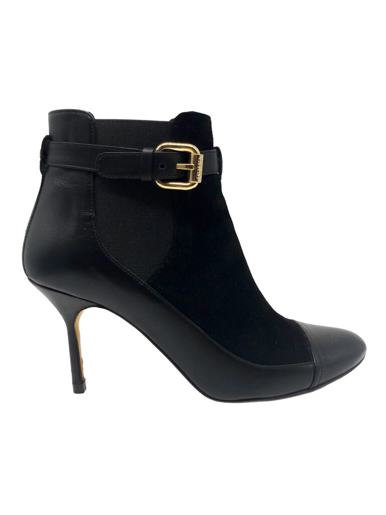 Suede & Leather Ankle Boots Size 36