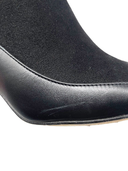 Suede & Leather Ankle Boots Size 36