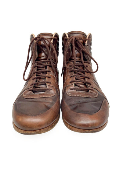 High-Cut Leather Boots Size 7.5