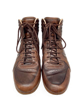 Load image into Gallery viewer, Upper Laced Leather Boots Size 7.5
