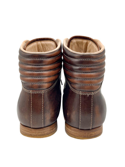 High-Cut Leather Boots Size 7.5