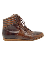 Load image into Gallery viewer, Upper Laced Leather Boots Size 7.5
