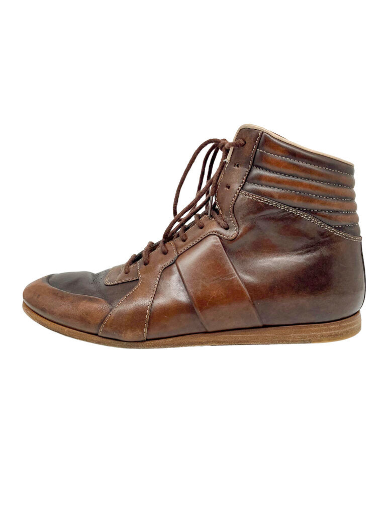 High-Cut Leather Boots Size 7.5
