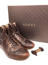 Load image into Gallery viewer, Upper Laced Leather Boots Size 7.5
