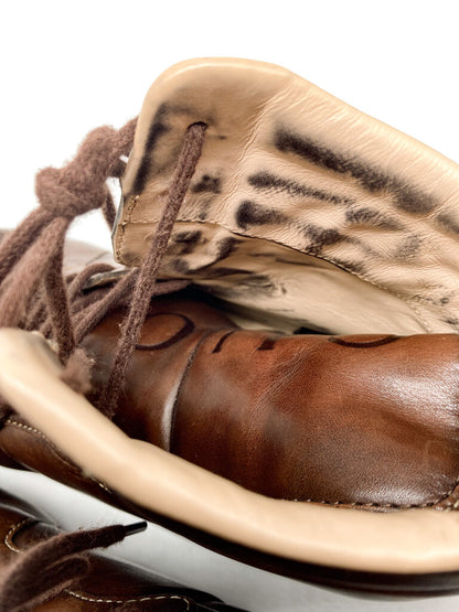 High-Cut Leather Boots Size 7.5