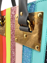 Load image into Gallery viewer, Rainbow Striped Tote Bag
