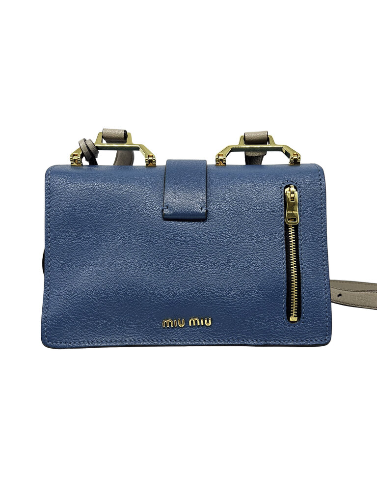'Madras' Leather Crossbody Bag