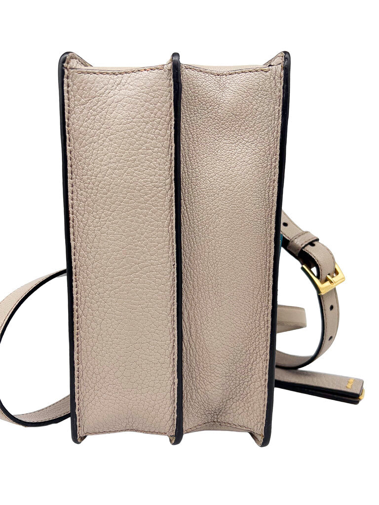 'Madras' Leather Crossbody Bag
