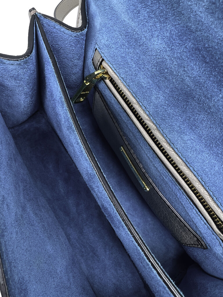 'Madras' Leather Crossbody Bag