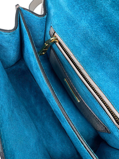 'Madras' Leather Crossbody Bag