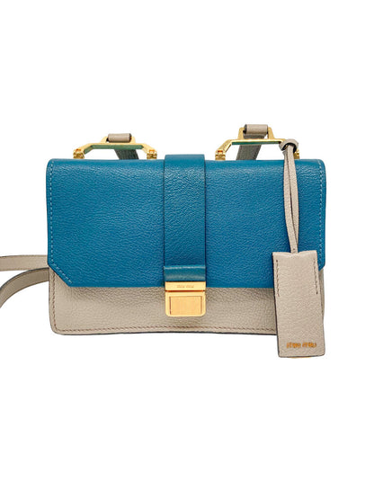 'Madras' Leather Crossbody Bag