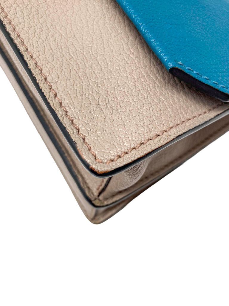 'Madras' Leather Crossbody Bag