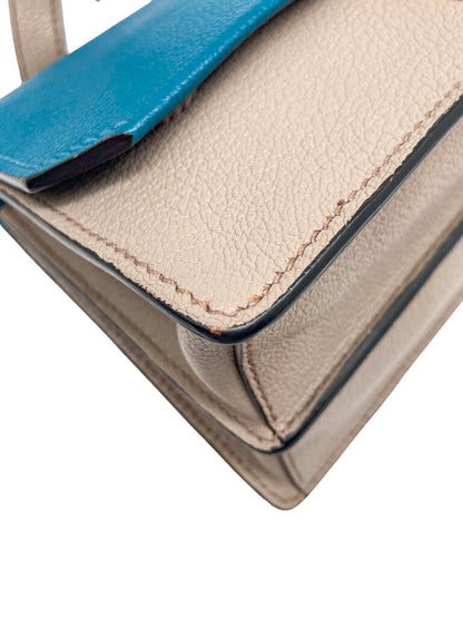 'Madras' Leather Crossbody Bag