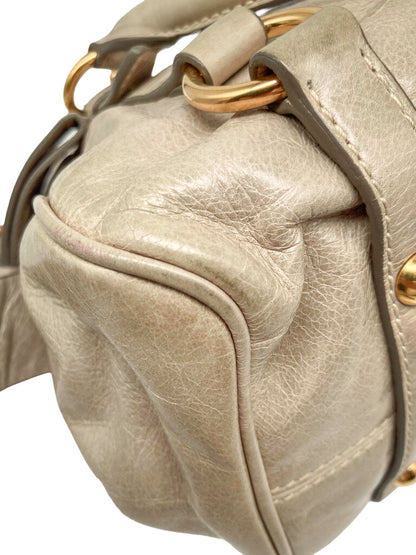 Leather 'Lux Bow' Shoulder Bag