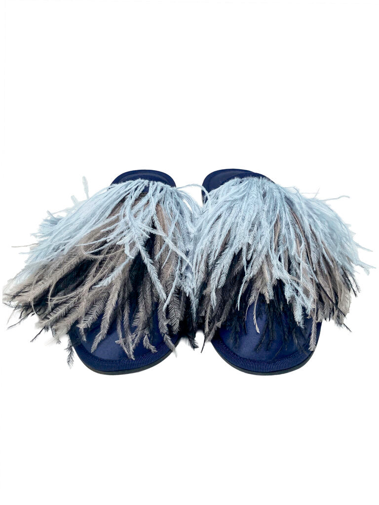 Feather Slippers Size S (39)