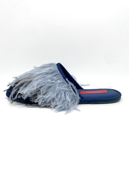 Feather Slippers Size S (39)