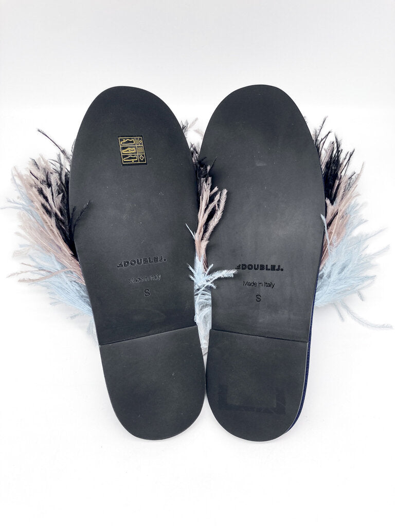 Feather Slippers Size S (39)