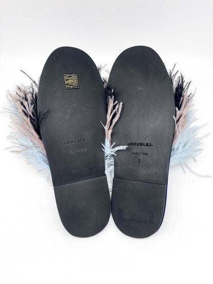 Feather Slippers Size S (39)