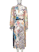 Load image into Gallery viewer, &#39;Ninety Six Spliced&#39; Midi Dress Size 3
