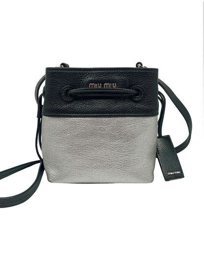 Mini Metallic Bucket Shoulder Bag