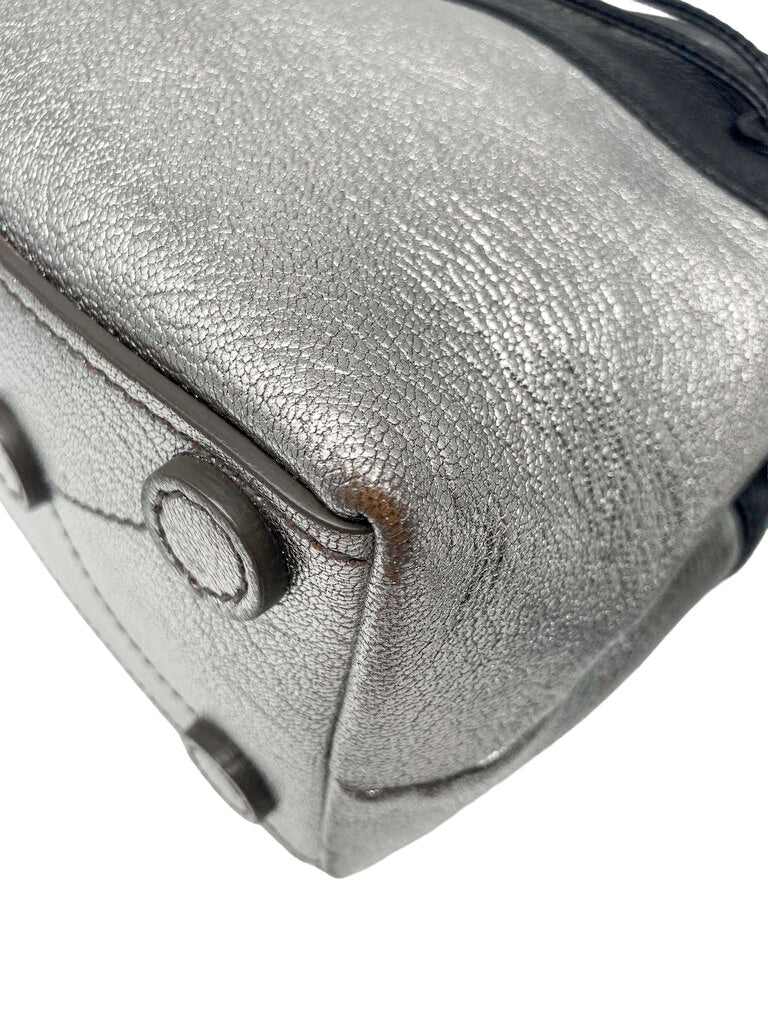 Mini Metallic Bucket Shoulder Bag