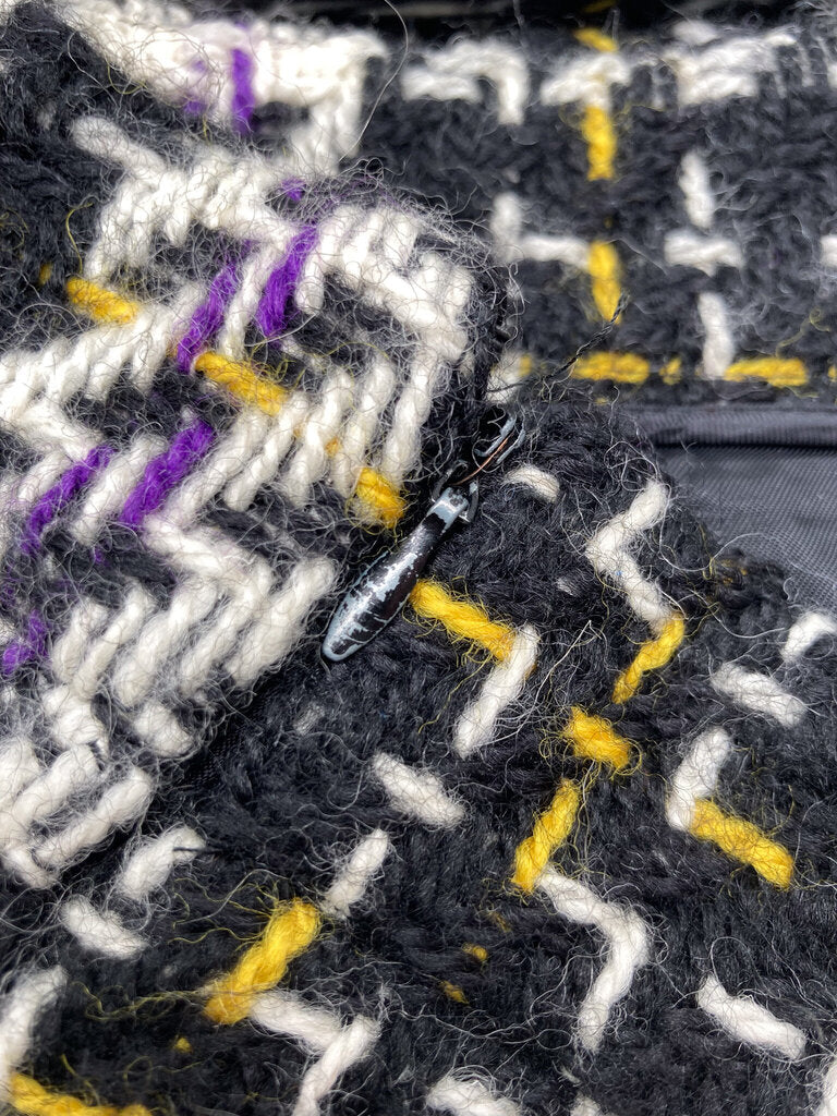 Woven Wool Skirt Size 38