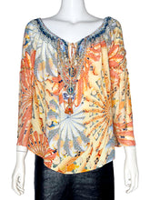 Load image into Gallery viewer, &#39;For The Fans&#39; Silk Top Size M
