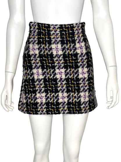 Woven Wool Skirt Size 38