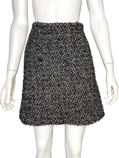 Tweed Wool Skirt Size 36