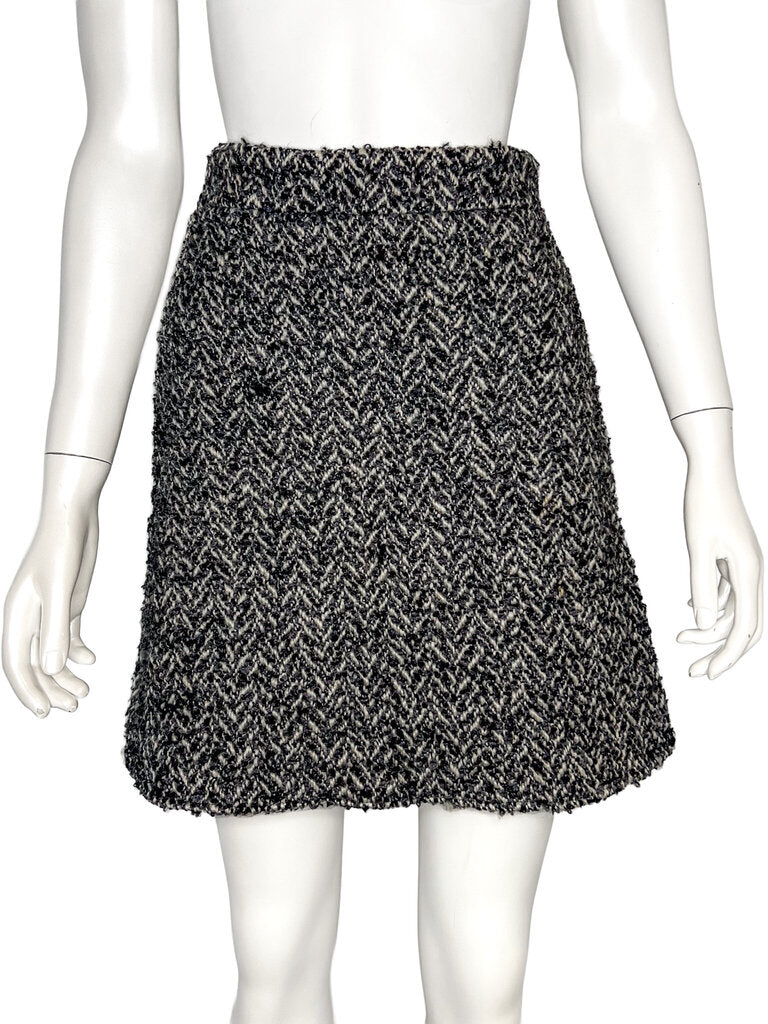 Tweed Wool Skirt Size 36