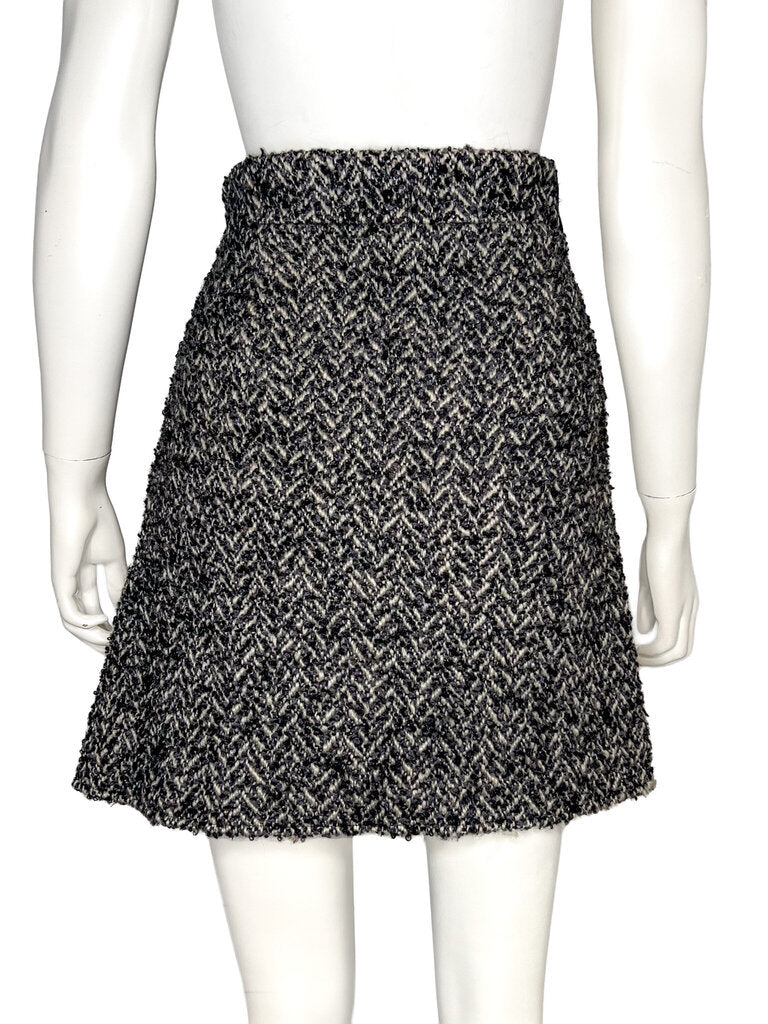 Tweed Wool Skirt Size 36