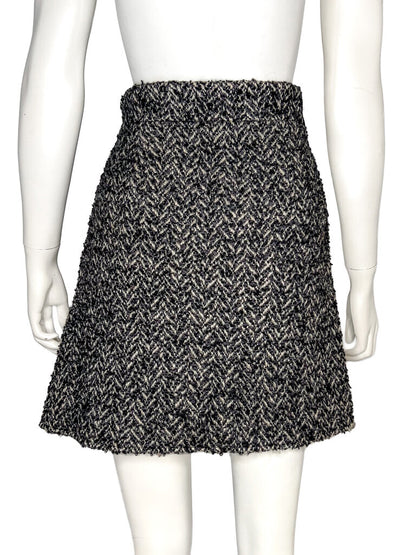 Tweed Wool Skirt Size 36