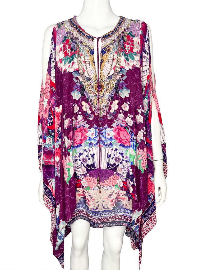 'Little Osaka Girl' Silk Dress Size O/S