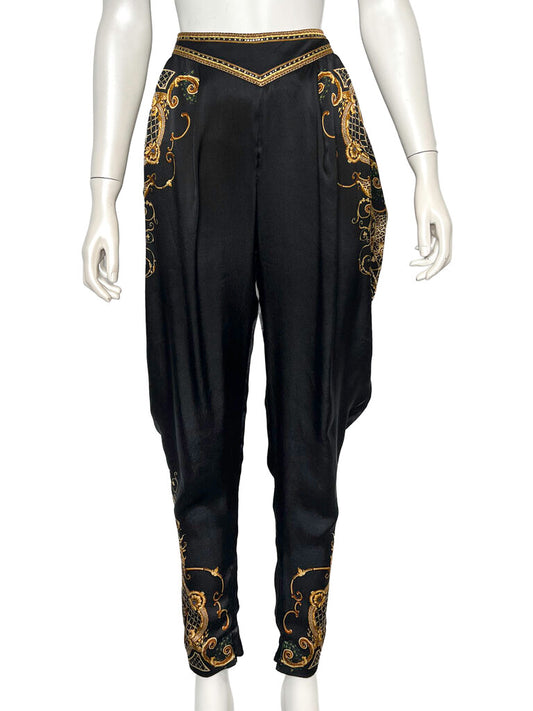 'Studio 54' Silk Pants Size S